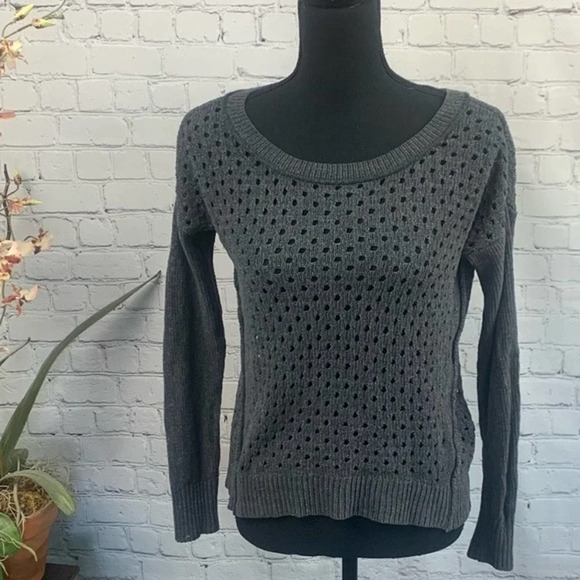 AMERICAN EAGLE | Charcoal Long Sleeve Sweater XS - Picture 1 of 6